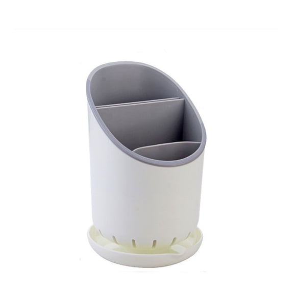 Kitchen Utensil Storage Box,Plastic Drain Chopstick Holder,Self Draining Small Utensils,Utensil Storage Classification.