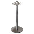 thumbnail image 1 of Kitchen Utensil Storage Rack - Space-Saving Rotating Organizer for Countertops - Holds Spatulas, Ladles & Flatware - Sturdy Aluminum Construction with 8 Hooks, 1 of 7