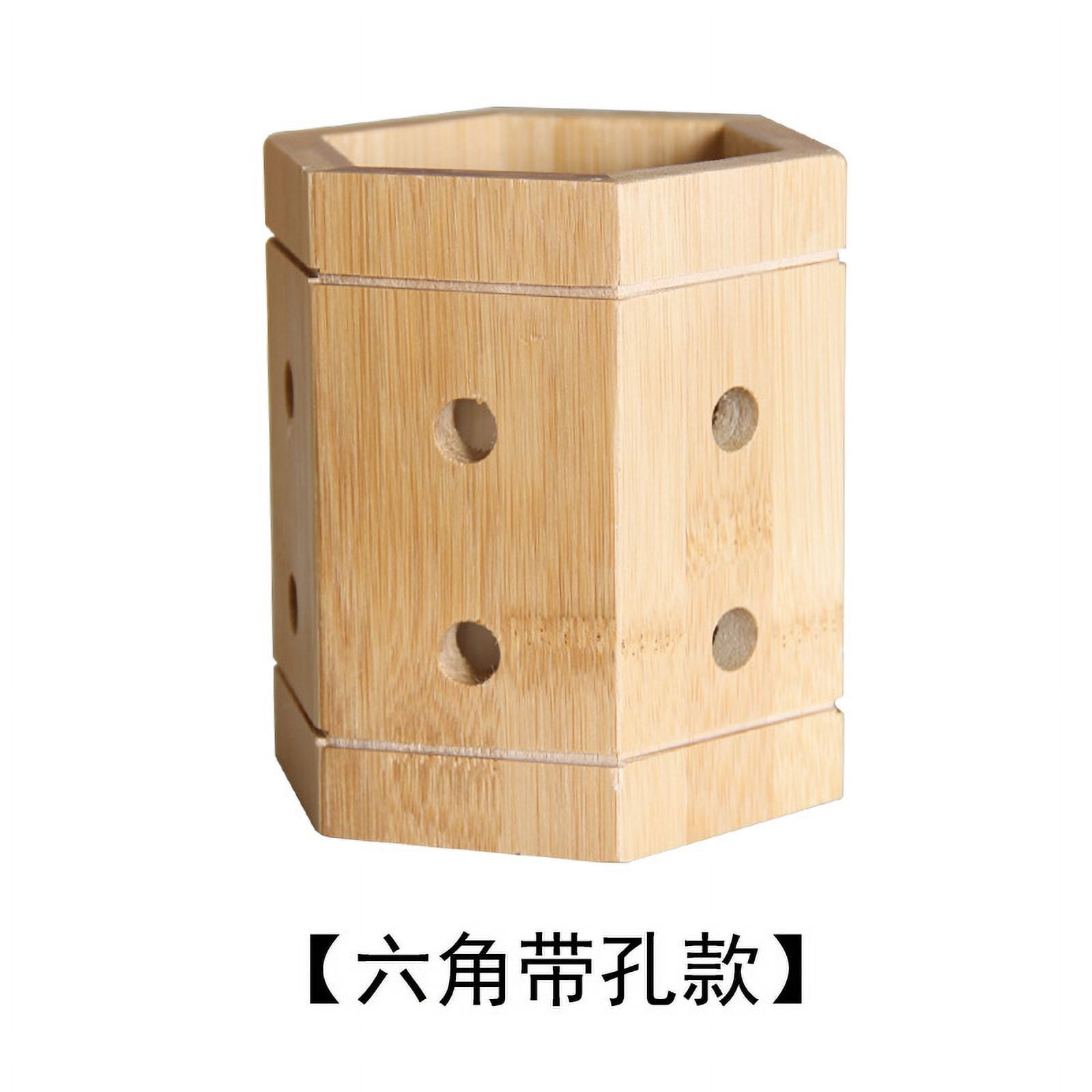 Kitchen Utensil Wooden Holder Cutlery Cooking Tool Holder Organizer for