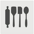 thumbnail image 1 of Kitchen Utensils Baking Cooking DIY Cookie Wall Craft Stencil - 5.5 Inch, 1 of 5