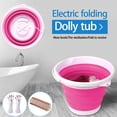 thumbnail image 1 of Kitchen Utensils Clearance Portable Mini Turbo Washing Machine With Foldable Usb Powered Laundry Washer Pink, 1 of 8