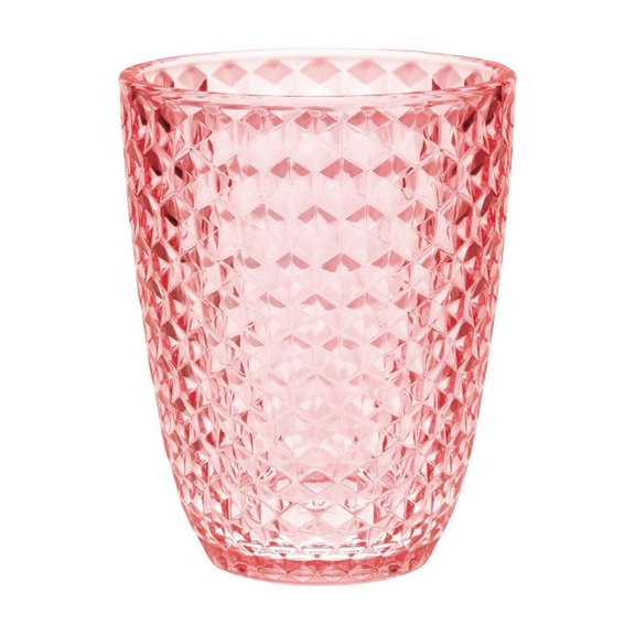 Kitchen Utensils Diamond Cut Acrylic Glasses Drinking Set of 4 (12oz), Plastic Drinking Glasses, BPA Free Cocktail Glasses, Drinkware Set, Drinking Water Glasses,Cutlery Sets