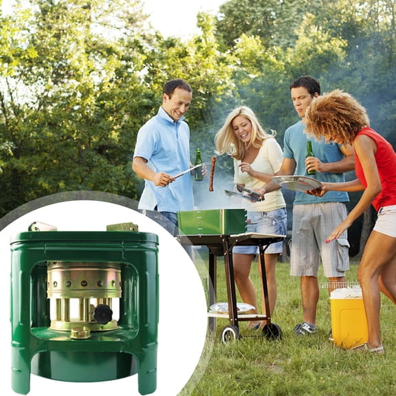 Kitchen Utensils,Portable Kerosene Camping Stove, Outdoor Picnic Burner for Camping and Backpacking, Compact Outdoor Cooking Stove for Hiking and Emergency Use (Green)