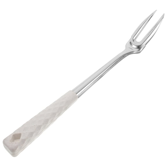 ULTNICE Serving Fork with Stainless Steel Material and Comfortable Brushed Handle for Home Use