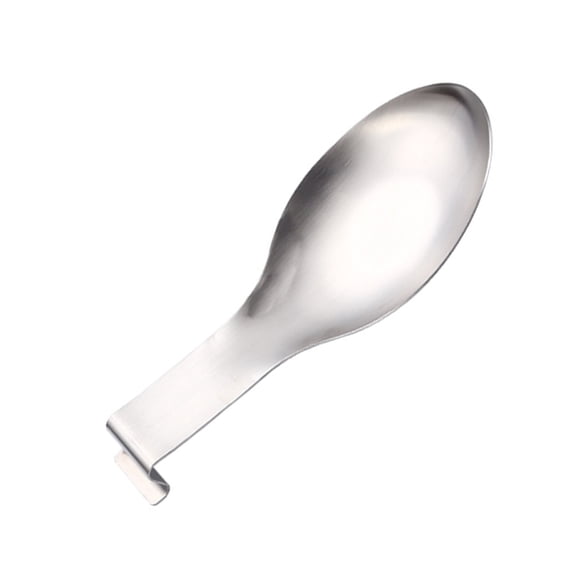 Kitchen Utensils Spoon and Chopsticks Rest Ladle Holder Stainless Steel Rests Dinner Table Stands Spoon-Shaped Shelf