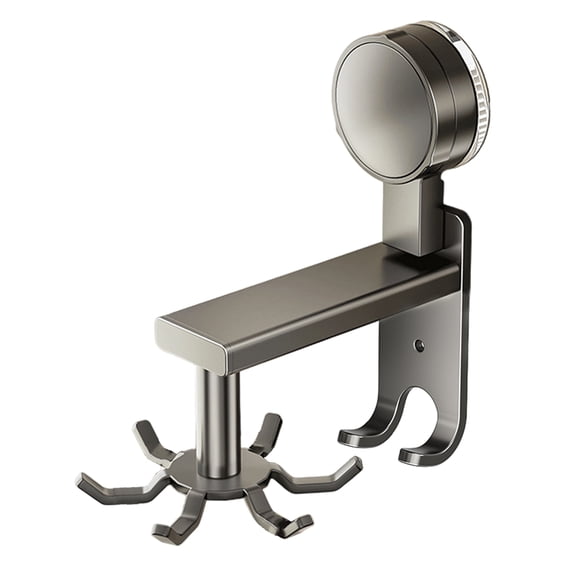 Kitchen Utility Rack with 360 Rotating Hook Space Saving Kitchen Utensil Holder Simple Use for Utensils Towels & Tool