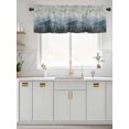 thumbnail image 1 of Kitchen Valances for Window, Bird Mountain Forest Nature Landscape Light Filtering Rod Pocket Valance Curtain, Oil Painting Art Short Curtains Window Topper for Bedroom Bathroom Living Room 42x12in, 1 of 9