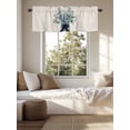 thumbnail image 1 of Kitchen Valances for Window, Eucalyptus Leaves in Vase Light Filtering Rod Pocket Valance Curtain, Retro Country Plant &nbsp;Short Curtains Window Topper for Bedroom Bathroom Living Room 54x18in, 1 of 7