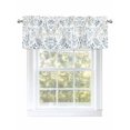 thumbnail image 1 of Kitchen Valances for Window, Farm Country Plant Leaves Light Filtering Rod Pocket Valance Curtain, Pastoral Blue Green Botanical Short Curtains Window Topper for Bedroom 54x18in, 1 of 9