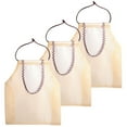 thumbnail image 1 of Kitchen Vegetable and Fruit Fresh Storage Net Bag Convenient Wall Hanging 3pcs Large Size Ginger Bags Garlic Netting, 1 of 6