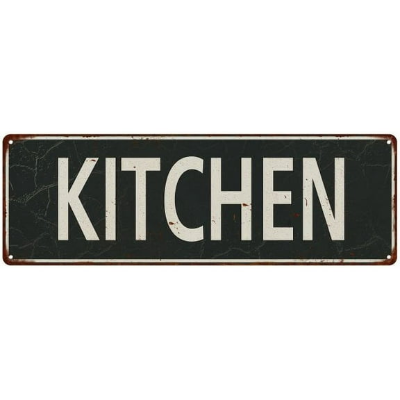 Kitchen Vintage Look Shabby Chic Gift Metal Sign 8x24 108240062032