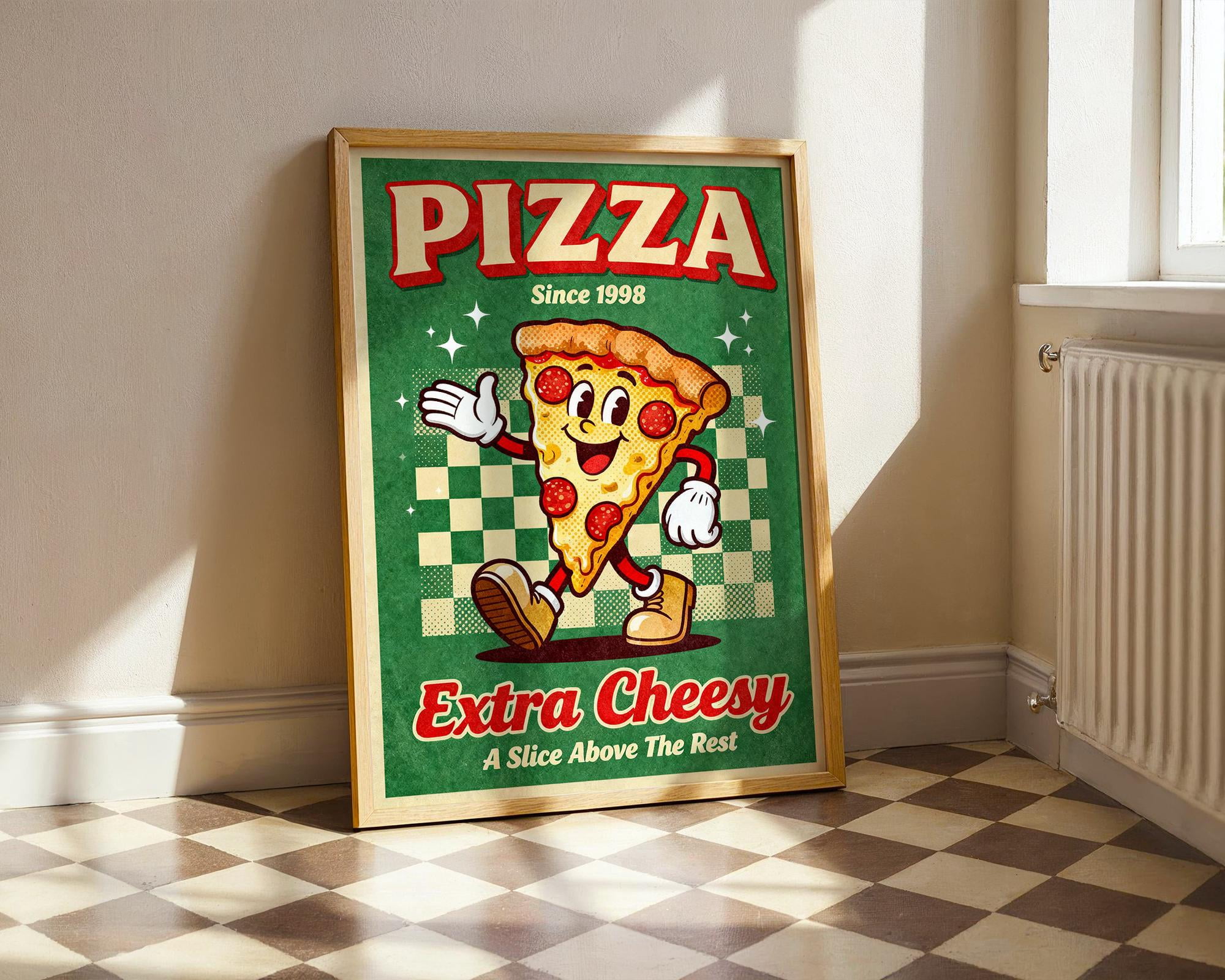 Kitchen Vintage With Retro And Extra Cheesy Kitchen Poster , Poster ...