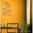 thumbnail image 1 of Kitchen Wall Art Decals Bless This Day Amen Love Vinyl Letter Stickers 23x17-Inch Burgundy, 1 of 5