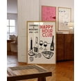 Kitchen Wall Art Wine Print Alcohol Print Vintage Wine Poster Bar Cart