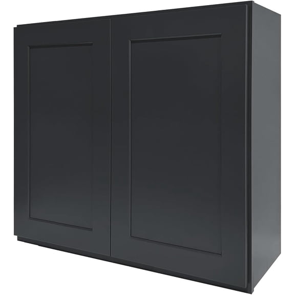 Kitchen Wall Cabinet, Medicine Cabinet, Shaker Pantry Storage Cabinet, 2 Soft Close Doors, 2 Adjustable Shelves, Unassembled, RTA for Kitchen, Bathroom (Graphite Shaker, 12"D X 30"H X 30"W)