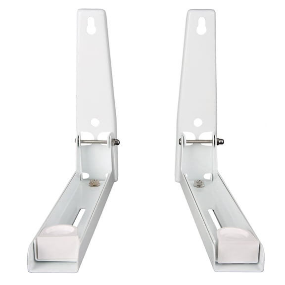 Kitchen Wall Mount Steel Microwave Folding Rack Support Adjustable Frame Bracket
