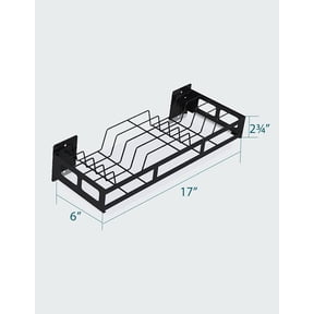Kitchen Wall-Mounted Plate Storage Rack With Drying Tray ,Dish Rack,Display Shelf,Wall Hanging Holder
