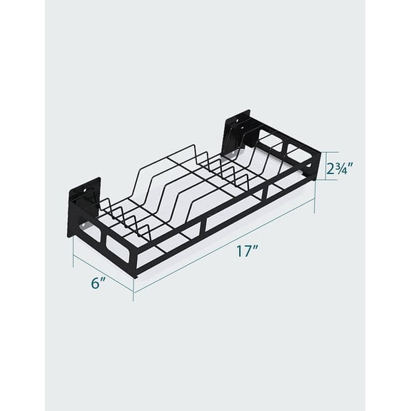 Kitchen Wall-Mounted Plate Storage Rack With Drying Tray ,Dish Rack,Display Shelf,Wall Hanging Holder