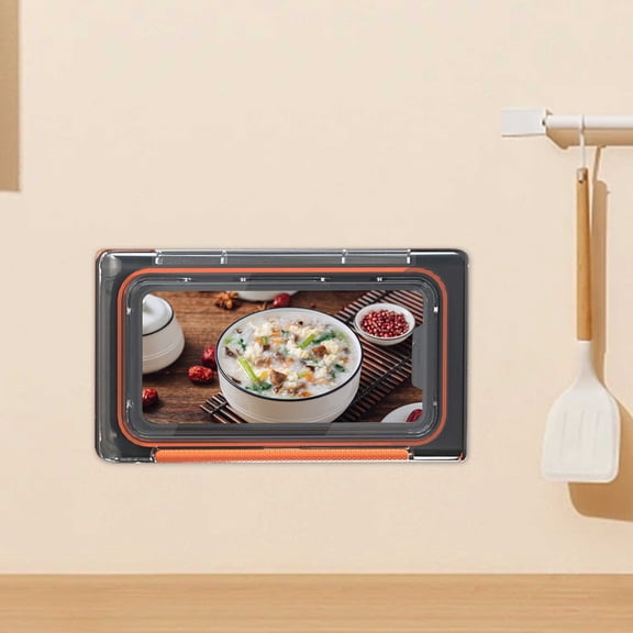 Kitchen Wall-Mounted Storage Rack Shelf Mobile Phone Storage Box Organizer for Kitchen Bathroom To Watch Movies Touchable on Clearance