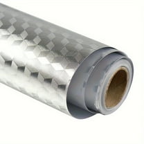 Kitchen Wallpaper Oil Proof Sticker Waterproof Heat Kitchen Backsplash,Aluminum Foil Peel and Stick Contact Paper for Kitchen Wall,Countertops (11.8*39.3in)