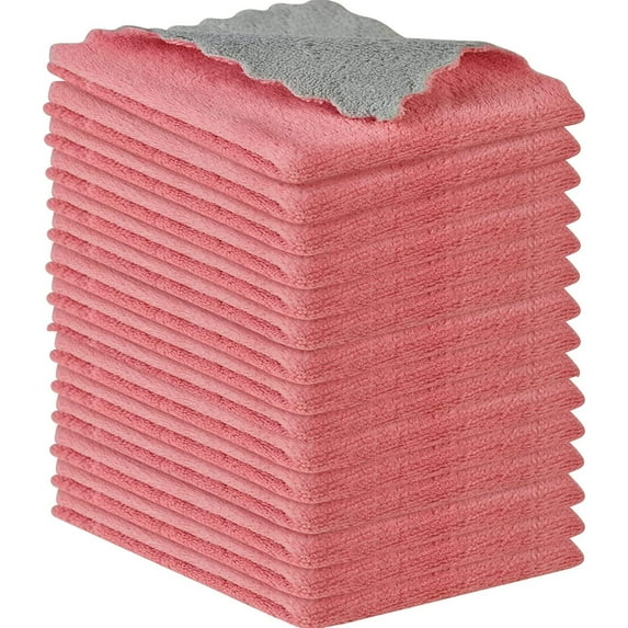 Kitchen Washcloths for Dishes Dish Cloth for Washing Dishes Microfiber Cleaning Cloth Super Absorbent Small Reusable Kitchen Dish Towels Rag for Drying Dish Cloths Hand Towel Drying Fast