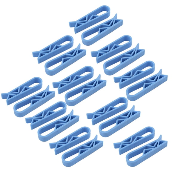 Kitchen Washroom Garbage Can Waste Bin Trash Bag Clip Clamp Holder 20pcs