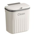 thumbnail image 1 of Kitchen Waste Bin Hanging Countertop Trash Can with Lid Wall Mounted Garbage Bin, 1 of 21