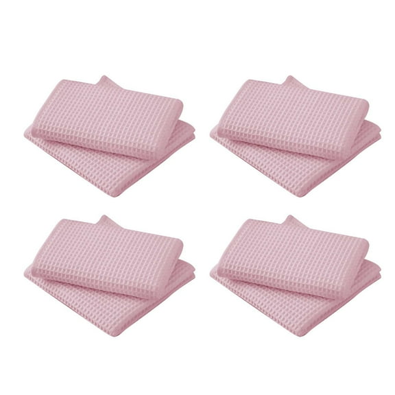 Kitchen Water Absorbent Lint Dishwashing Cloth Cleaning And Decontamination Scouring Pad Household Household Quick Drying Cleaning Rag 4PC