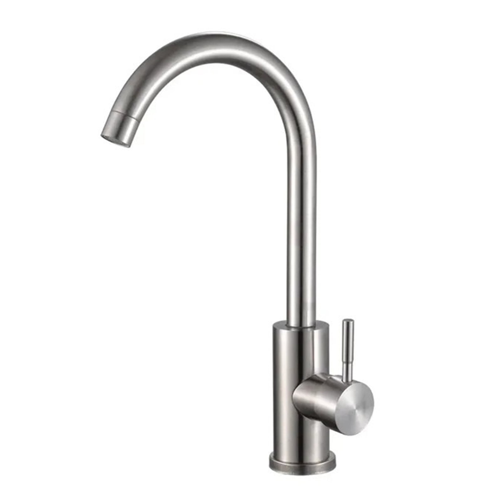 Kitchen Water Faucet 304 Stainless Steel Sink Faucets Cold Hot Tap 360 ° Rotation Single Handle ,Tankless Design
