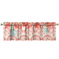 thumbnail image 1 of Kitchen Window Curtains with Rod Pocket over Sink Pioneer Colorful Floral Small Window Treatment Cafe Short Curtains for Bathroom Tier Drapes 54x18inch, 1 of 3