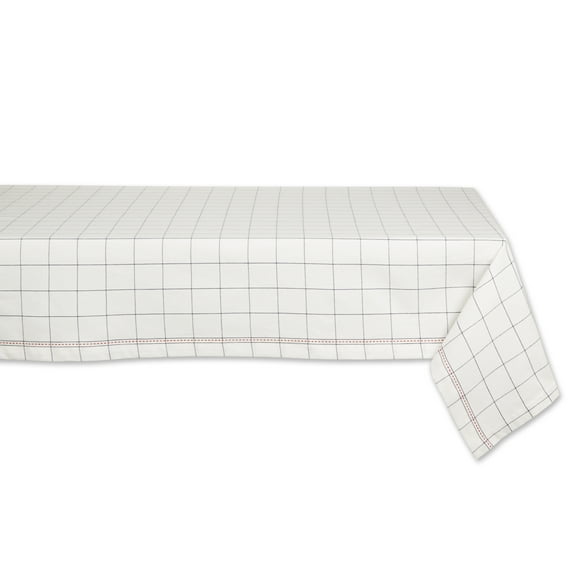 Kitchen Windowpane Tablecloth 60x104"