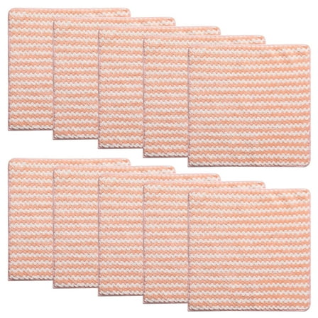 Kitchen Wipes 10Pcs Towels Dishcloths Fast Dish Microfiber Cleaning Drying And Cloths Absorbent Super Dish Microfiber Cloth Kitchen Towels Cotton Kitchen Dish Soft Rags Cleaning Supplies,Pink Kitchen