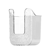 Kitchen Wipes Storage Box, Baby Wipes Dispenser Case,Wall-Mounted Tissue Box,Wipe Holder for Bathroom Kitchen Toilet,No Punching Refillable Wipes Container Box,Clear Wipes Dispenser Towel Storage