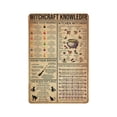 thumbnail image 1 of Kitchen Witchcraft Fun tin signs And Prints Decoration Wall Picture Witch Blessing Knowledge Art Painting Gift Home Decor,Retro style, farmhouse decoration, bar, garage, tin sign 12x16 inches, 1 of 6