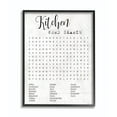 thumbnail image 1 of Kitchen Word Search Family Word Design Framed Giclee Texturized Art by Daphne Polselli, 1 of 7