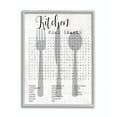 thumbnail image 1 of Kitchen Word Search Fun Family Word Design Gray Farmhouse Rustic Framed Giclee Texturized Art by Daphne Polselli, 1 of 7