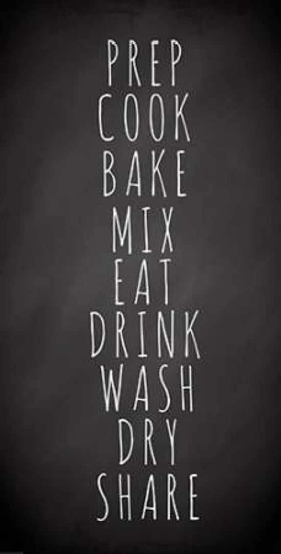 Kitchen Words Canvas Art - Anna Quach (10 x 20)