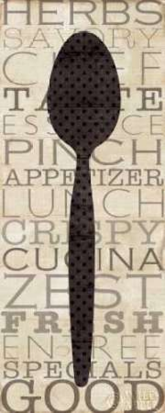 Kitchen Words II Canvas Art - Pela Studio (10 x 20)