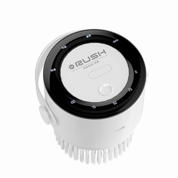 Kitchen and Bathroom Cleaning: Wireless Handheld Electric 5-In-1 Brush Waterproof Rechargeable ABS