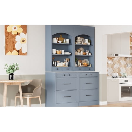 Kitchen cabinets with adjustable shelves and drawers | Customize storage for different items