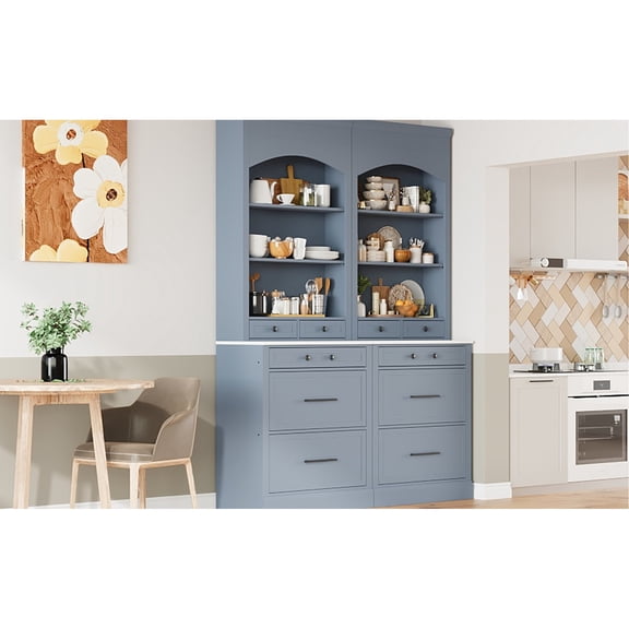 Kitchen cabinets with adjustable shelves and drawers | Customize storage for different items