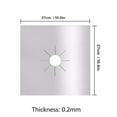 thumbnail image 1 of Kitchen cleaning appliances Cleaning Tool Kitchen Gadget For Dish Washing Teflon Silver 4PC Gas Stove Cleaning and Protective Pad, 1 of 7