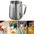 thumbnail image 1 of Kitchen cups Kitchen Organizers Stainless Steel Milk Frothing Pitcher Cappuccino Pitcher Pouring Jug Espresso, 1 of 6