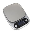 thumbnail image 1 of Kitchen electronic scale - precise, small-sized, high-precision gram scale, electronic scale made of stainless steel, for medicinal herbs and coffee roasting.,10kg-1g -Silver, 1 of 8