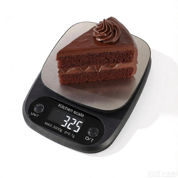 Kitchen electronic scale - precise, small-sized, high-precision gram scale, electronic scale made of stainless steel, for medicinal herbs and coffee roasting.,5kg-0.1g -black