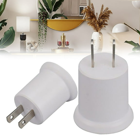 Kitchen faucet 1 Pcs E26 Conversion Socket Light Bulb Adapter E27 Plug Thread Wall Holder
