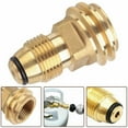 thumbnail image 1 of Kitchen faucet Heavy Duty Propane Tank Adapter Conversion Connector Leak Proof Design For Grills Camping & RV Use, 1 of 8