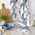 thumbnail image 1 of Kitchen for Utensils Towel Cleaning Household Tableware Cloth Dish Towel Hand Kitchen Microfiber Chip Poker Heart Peach Box, 1 of 7