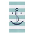 thumbnail image 1 of Kitchen for Utensils Towel Cleaning Household Tableware Cloth Dish Towel Hand Kitchen Microfiber Fish Boat Anchor Blue, 1 of 7