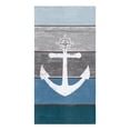 thumbnail image 1 of Kitchen for Utensils Towel Cleaning Household Tableware Cloth Dish Towel Hand Kitchen Microfiber Stripes Blue Anchor Rudder, 1 of 7